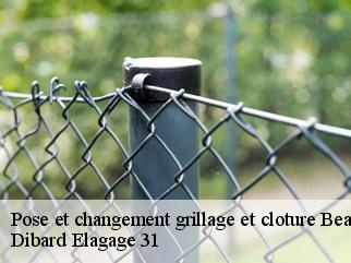 Pose et changement grillage et cloture  beauteville-31290 Dibard Elagage 31